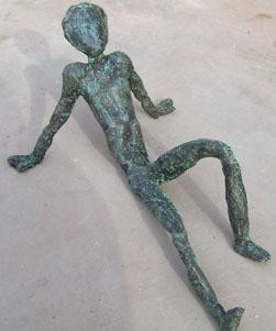 Sculpture intitulée "Teenager" par S Eymond Laritaz, Œuvre d'art originale