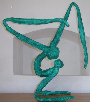 Sculpture titled "Soft contorsion" by S Eymond Laritaz, Original Artwork, Plaster