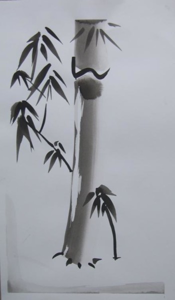 Malarstwo zatytułowany „Bambous” autorstwa S Eymond Laritaz, Oryginalna praca, Atrament