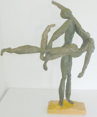 Sculpture intitulée "Couple" par S Eymond Laritaz, Œuvre d'art originale, Métaux