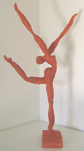 Sculpture intitulée "Espace maîtrisé" par S Eymond Laritaz, Œuvre d'art originale, Plâtre