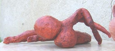 Sculptuur getiteld "woman (another way)" door S Eymond Laritaz, Origineel Kunstwerk, Draad