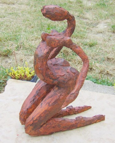 Sculpture titled "la femme bouton" by S Eymond Laritaz, Original Artwork