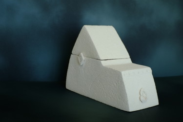 Sculpture titled "Myths in a box" by Harold Jacubowitz, Original Artwork, Ceramics