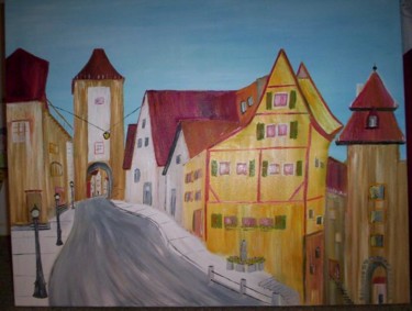 Painting titled "Chatham Village" by Harold Messler, Original Artwork, Other