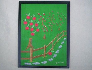 Painting titled "Orchard's Path" by Harold Messler, Original Artwork
