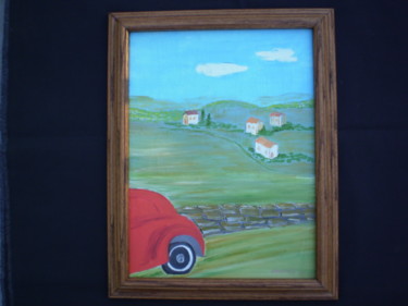 Painting titled "Tuscany Crusin" by Harold Messler, Original Artwork, Oil