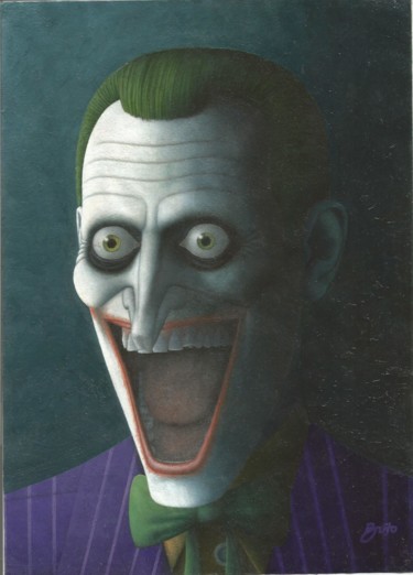 Pintura intitulada "CORINGA" por Haroldo G. Brito, Obras de arte originais, Óleo