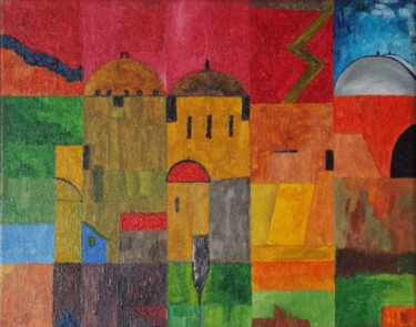 Painting titled "Ägypten II" by Harry Lübke (hARRY), Original Artwork, Acrylic