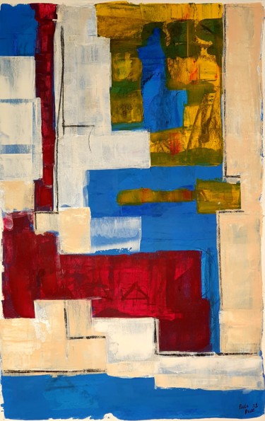 O inferno é o outro Painting titled "O inferno é o outro" by Paulo Rosae, Original Art, Acrylic