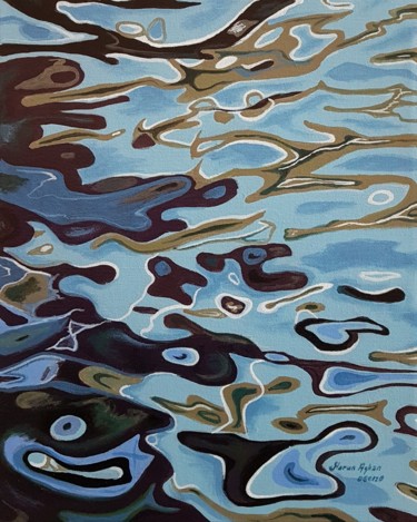 Peinture intitulée "Dream Sea" par Harun Ayhan, Œuvre d'art originale, Acrylique