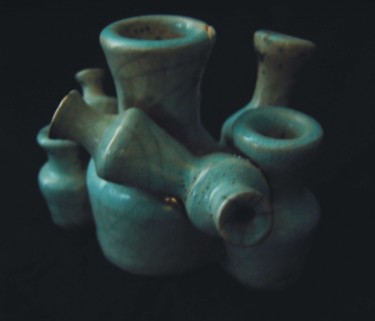 Sculpture intitulée "minuscules_poteries…" par Hasch, Œuvre d'art originale