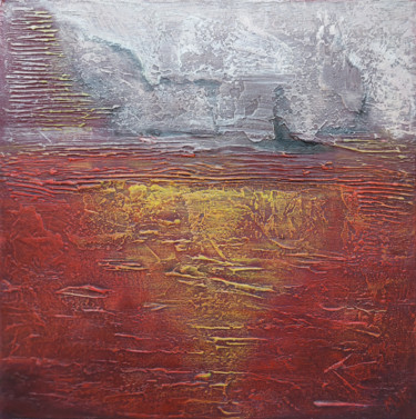 Peinture intitulée "Sunset" par Hasmik Mamikonyan, Œuvre d'art originale, Acrylique Monté sur Châssis en bois