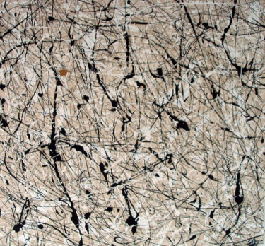 Malerei mit dem Titel "noir et blanc" von Sébastien Hauduc, Original-Kunstwerk, Acryl