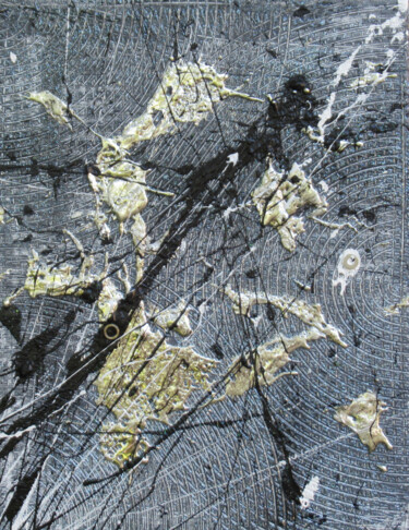 Картина под названием "Insecte" - Sébastien Hauduc, Подлинное произведение искусства, Акрил Установлен на Деревянная рама дл…
