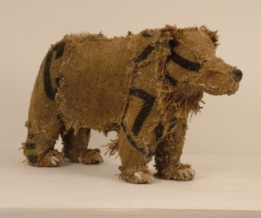 Sculpture intitulée "Ours brun" par Hausey-Leplat, Œuvre d'art originale