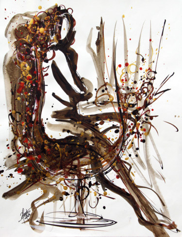 Peinture intitulée "Alors 2…" par Stéphane Hauton (O), Œuvre d'art originale, Aquarelle