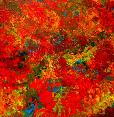 Painting titled "Autumn" by Havana Wilson, Original Artwork, Acrylic Mounted on Wood Stretcher frame