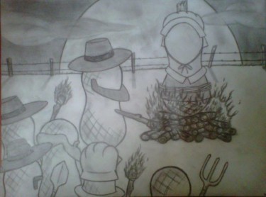Drawing titled "Peanut Witch Trials" by Havok, Original Artwork, Other