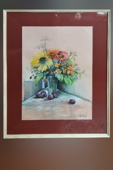 Картина под названием "flowers" - Hayarm, Подлинное произведение искусства