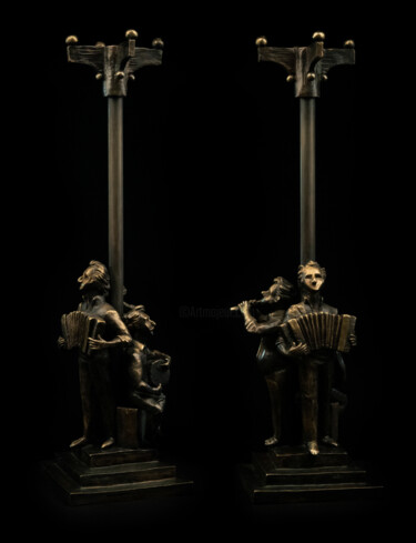 Sculpture titled "MUSIC" by Hayk Hovhannisyan, Original Artwork, Bronze