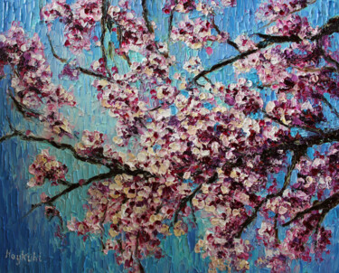 Malerei mit dem Titel "Blossom" von Haykuhi Khachatryan, Original-Kunstwerk, Öl