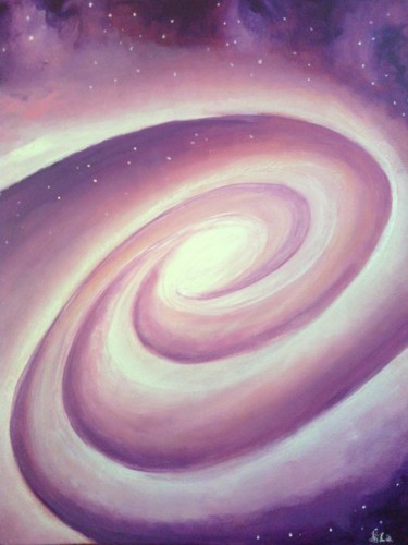 Painting titled "galaxiev3-s.jpg" by Haylia, Original Artwork