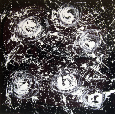 Malerei mit dem Titel "HAYVON Spirales 6,…" von Hayvon, Original-Kunstwerk, Acryl