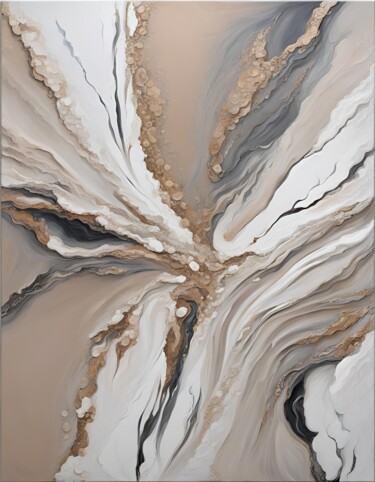 Digital Arts titled "Free Flow" by Hazel, Original Artwork, Digital Painting