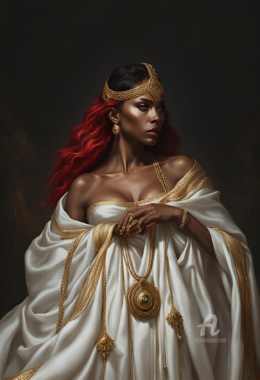 Digital Arts titled "Royalty" by Hazel, Original Artwork, Digital Painting