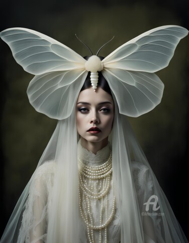 Digital Arts titled "Queen of Lies" by Hazel, Original Artwork, Analog photography