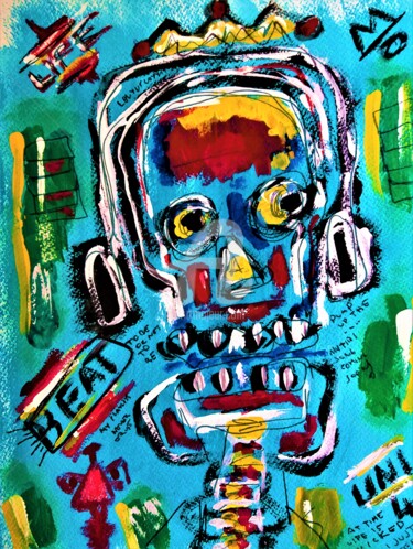 Картина под названием "Street art. Abstrac…" - Headbuum, Подлинное произведение искусства, Акрил