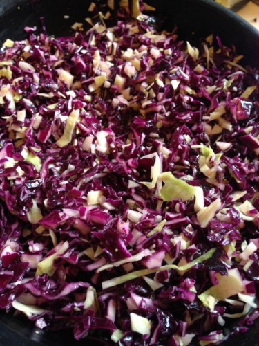Photography titled "Red cabbage salad" by Heart Art Rebecca, Original Artwork