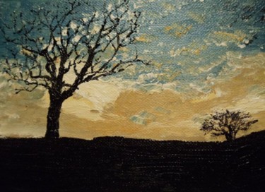 Painting titled "Endless Twilight" by Amanda Bray, Original Artwork