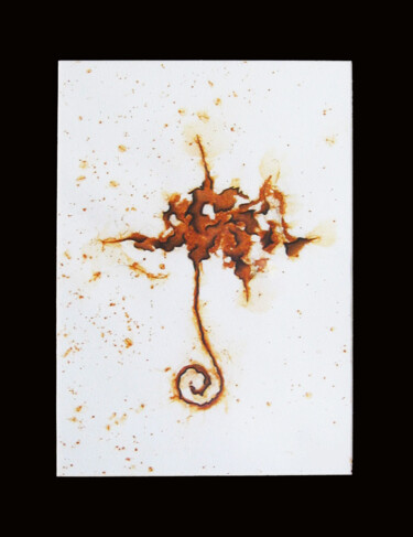 Malarstwo zatytułowany „Spiral 1” autorstwa Heather Crowther, Oryginalna praca, Węgiel drzewny