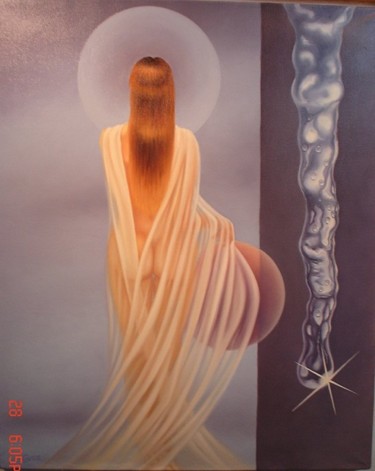 Painting titled "Purity - Purite" by Gyuri Lohmuller, Original Artwork, Oil