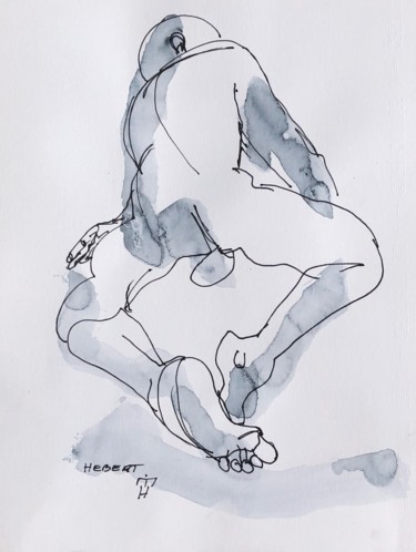 Drawing titled "Homme.jpg" by Eric Hebert, Original Artwork