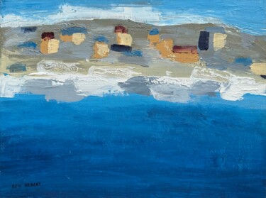 Картина под названием "Dieppe II" - Eric Hebert, Подлинное произведение искусства, Акрил Установлен на Деревянная рама для н…