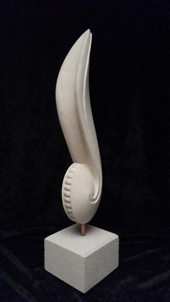 Sculpture intitulée "Fossile" par Hector Bouchet, Œuvre d'art originale, Pierre
