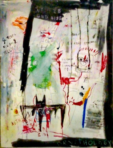 Painting titled "studio fifty  4" by Hector O'Kanin, Original Artwork, Acrylic