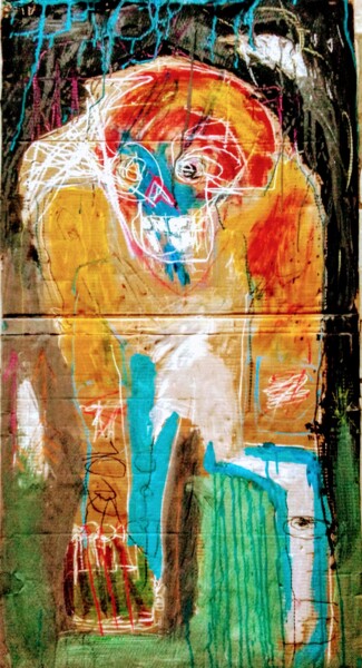 Картина под названием "Hanouna conscience…" - Hector O'Kanin, Подлинное произведение искусства, Акрил