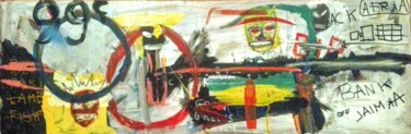 Painting titled "Quatar rate 2022" by Hector O'Kanin, Original Artwork, Acrylic