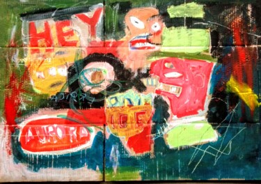 Painting titled "Yeh" by Hector O'Kanin, Original Artwork, Acrylic