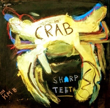 Pintura titulada "Crab's king" por Hector O'Kanin, Obra de arte original, Acrílico