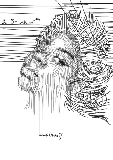 Disegno intitolato "shelters.jpg" da Hector Udoka, Opera d'arte originale, Fotografia digitale