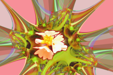 Digital Arts titled "Fleurs D'ailleurs 4" by Hedrix, Original Artwork, 3D Modeling