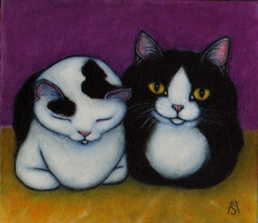 Painting titled "Side by Side" by Heidi Shaulis, Original Artwork