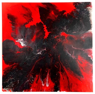 Malerei mit dem Titel "Passion" von Nina Heimann, Original-Kunstwerk, Acryl