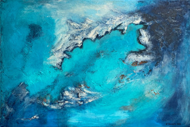 Painting titled "Great Barrier Reef" by Nina Heimann, Original Artwork, Acrylic