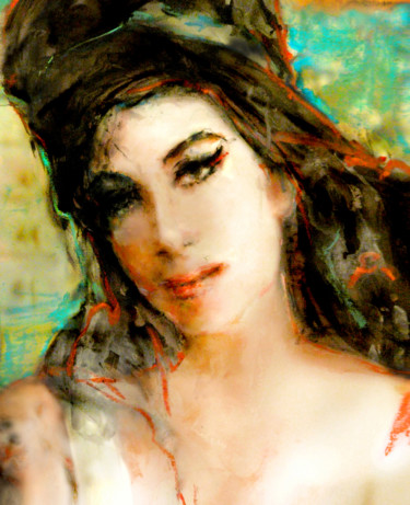 Painting titled ""Amy"" by Hein Kocken, Original Artwork